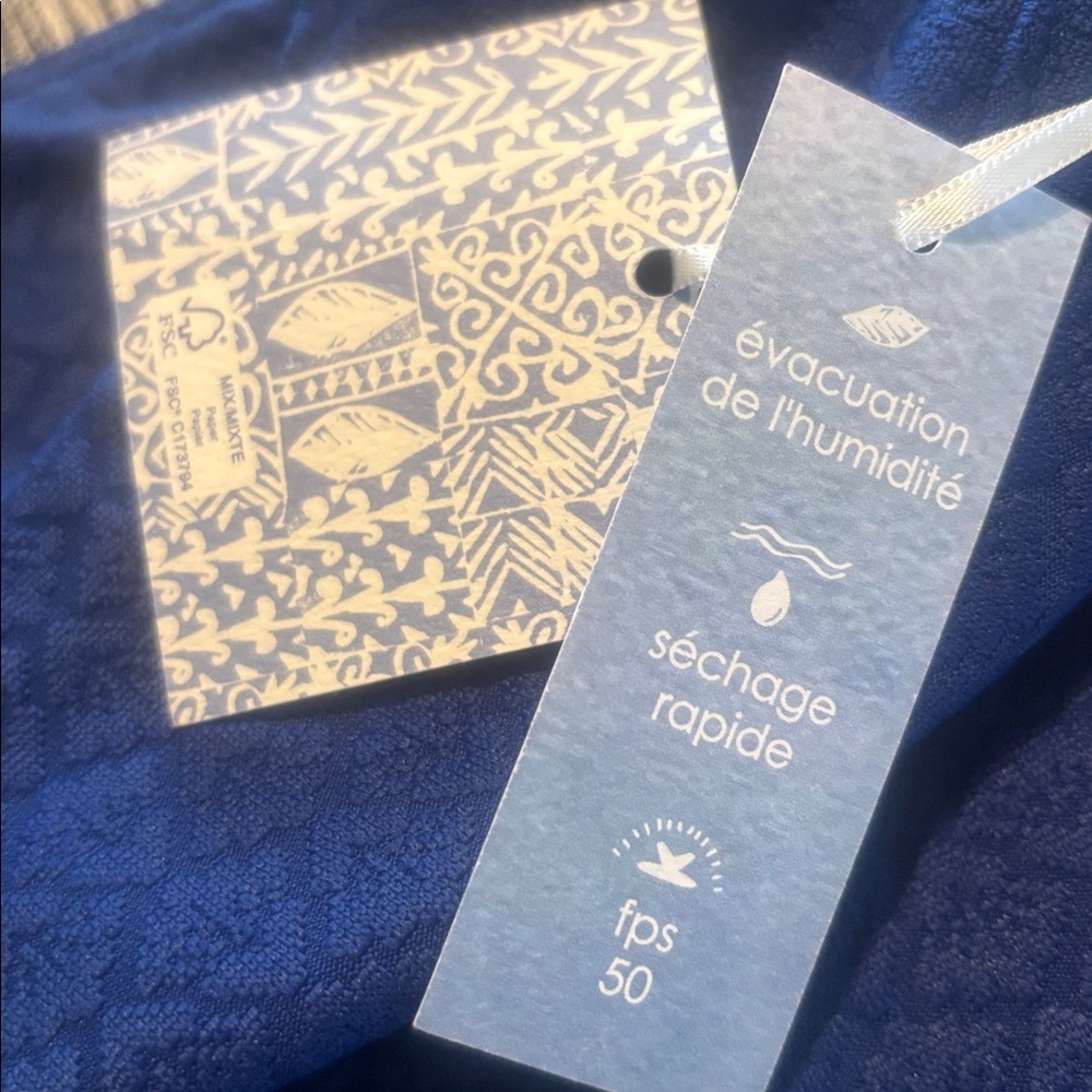 SIGRID OLSEN Golf Tennis UPF 50 Textured Skort Blue NWT XL - Picture 5 of 5